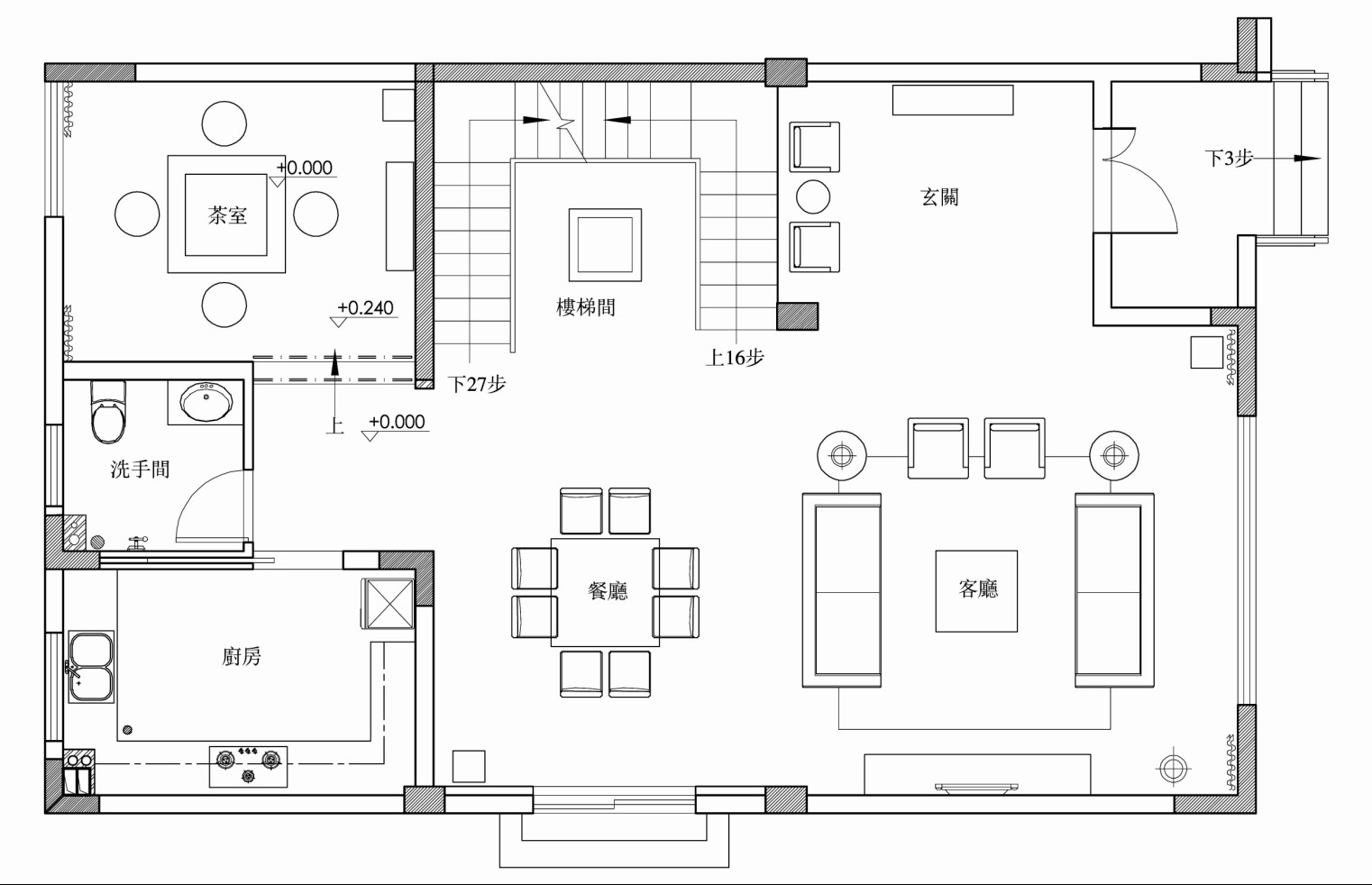 银仁御墅花园-现代简约-复式