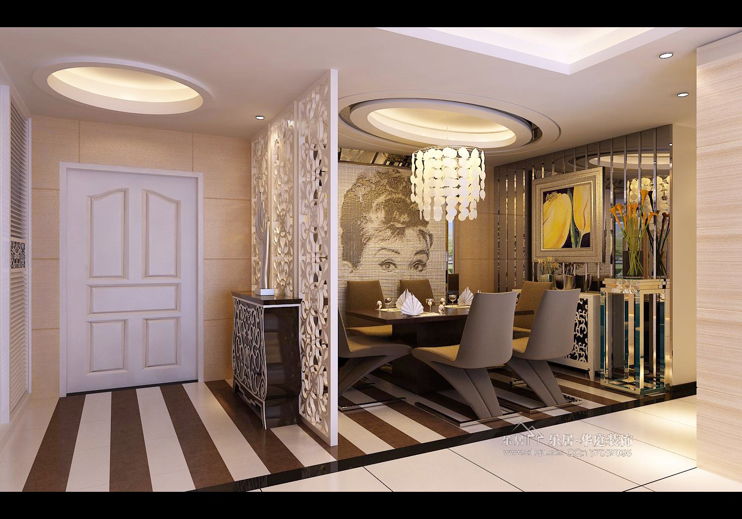 华西雅筑-混合型风格-三居室