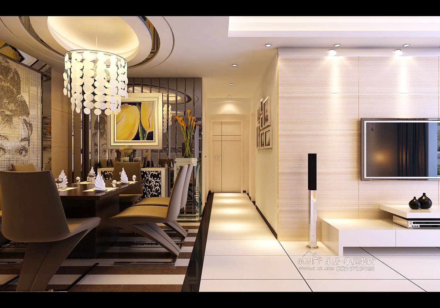华西雅筑-混合型风格-三居室
