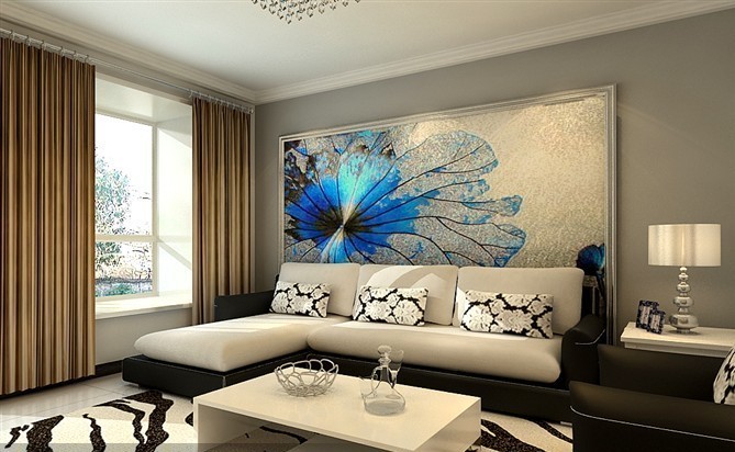 银海樱花语-混合型风格-三居室