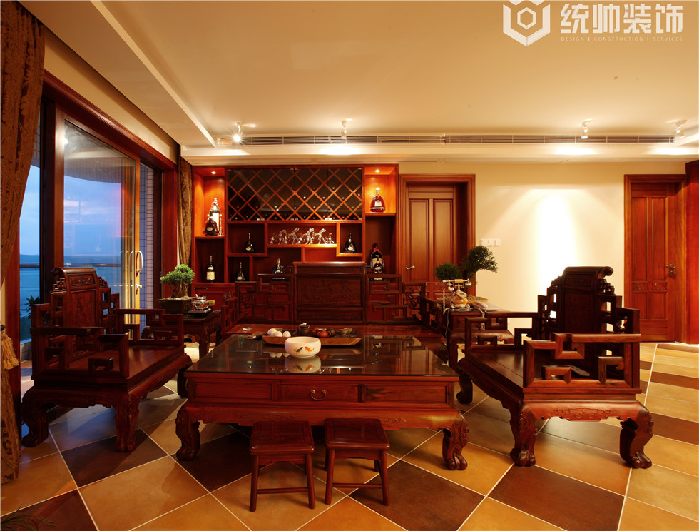 尚海湾豪庭-中式古典-五居室