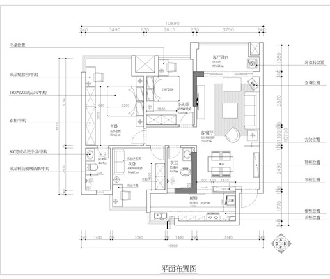 云星城市春天-现代简约-三居室