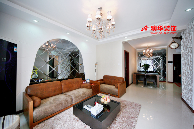 三金鑫城国际-混合型风格-三居室