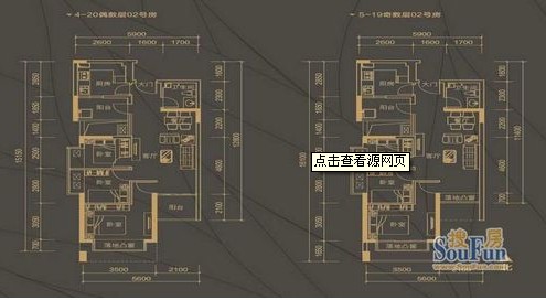 深航幸福花园-现代中式-复式