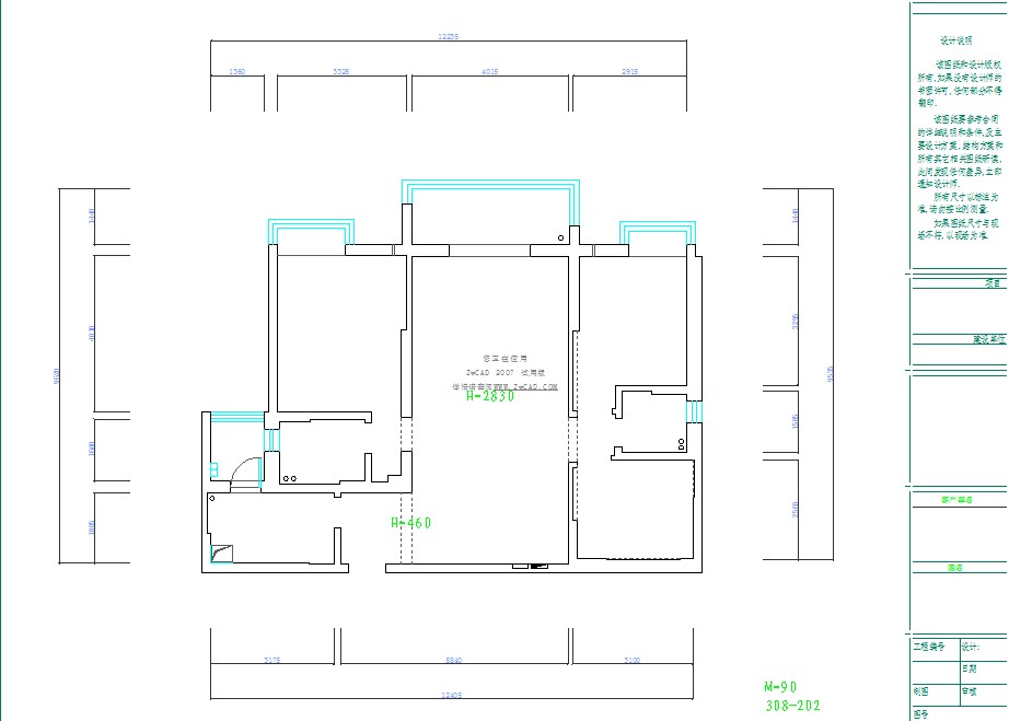 百步亭现代城三区-欧式新古典风格-三居室