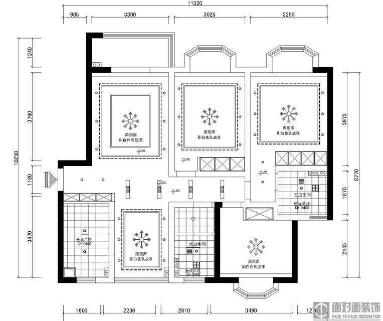 通用时代国际社区-现代简欧-三居室