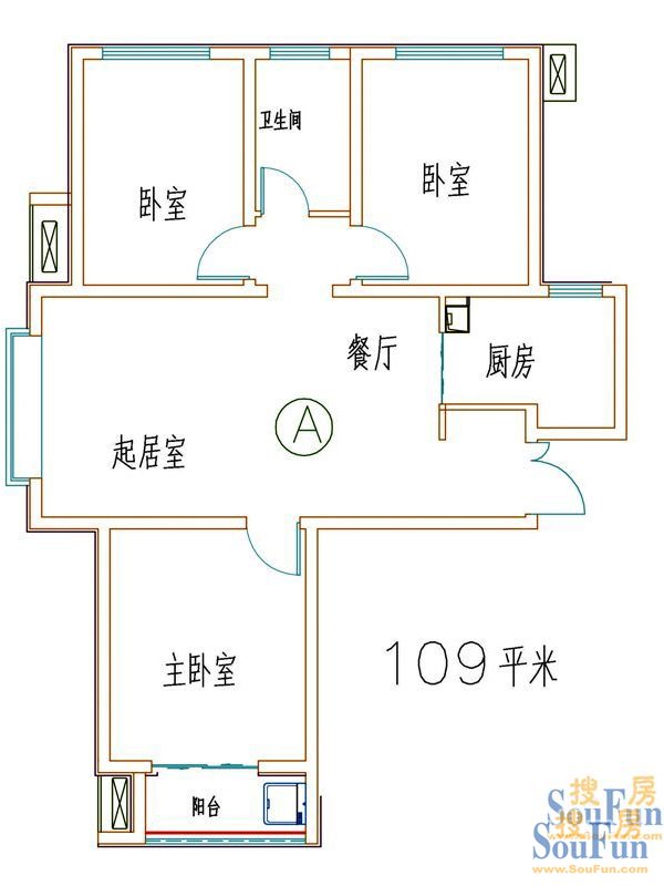 紫晶悦城-欧美风情-三居室