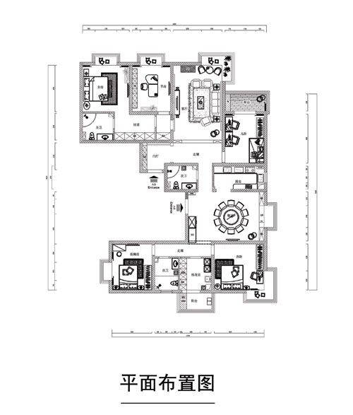 铂雅苑玺园-简欧风格-四居室