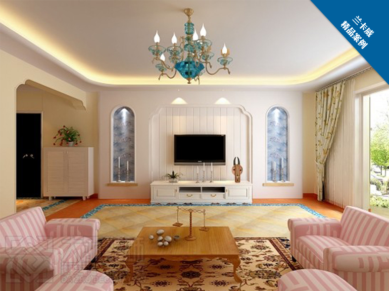 信地兰卡威-混合型风格-二居室