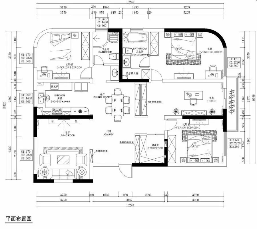 融科玖玖城-东南亚风格-四居室