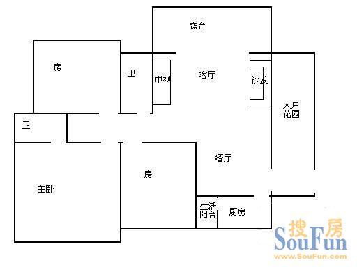 水木澜山居-现代简约-三居室