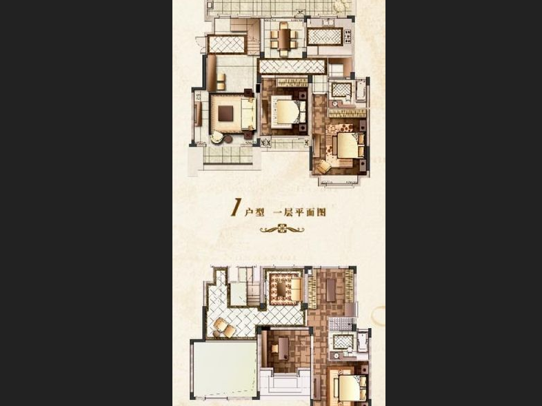 紫金新城别墅-现代简约-三居室