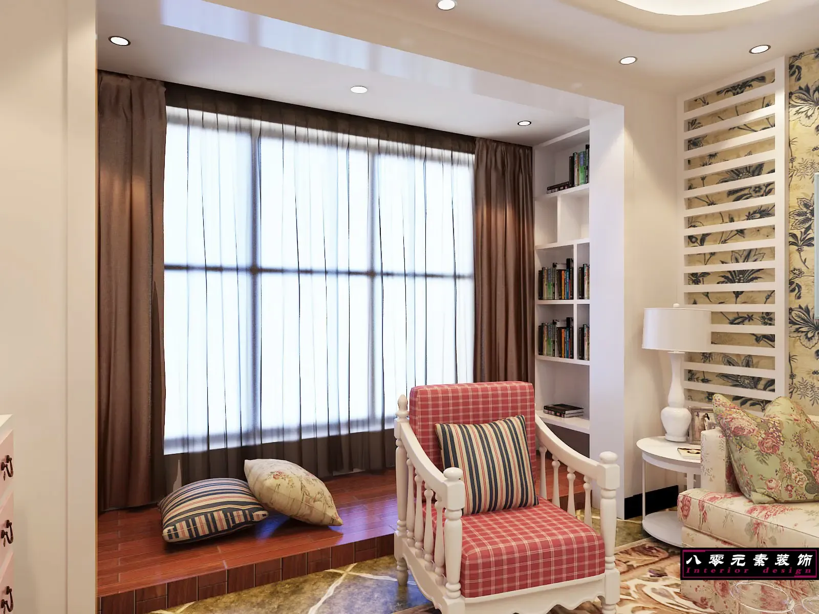 田园风格三居 浪漫满屋不是梦(组图)-家居快讯-深圳房天下家居装修