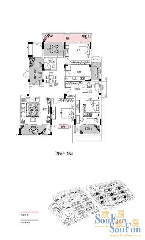 金科米兰米兰-现代简约-三居室