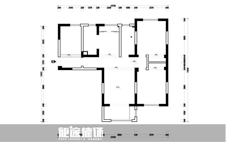 金大地1912-现代简约-三居室