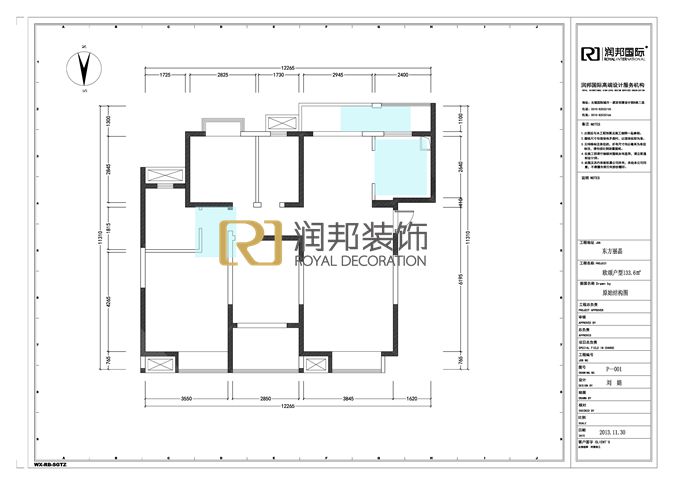 东方丽晶-现代简约-三居室