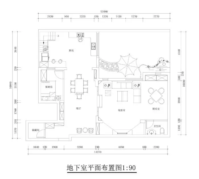 丽都花园丽府-新中式风格-跃层