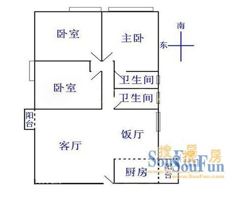 广州海珠区南苑街海印南苑-现代简约-三居室