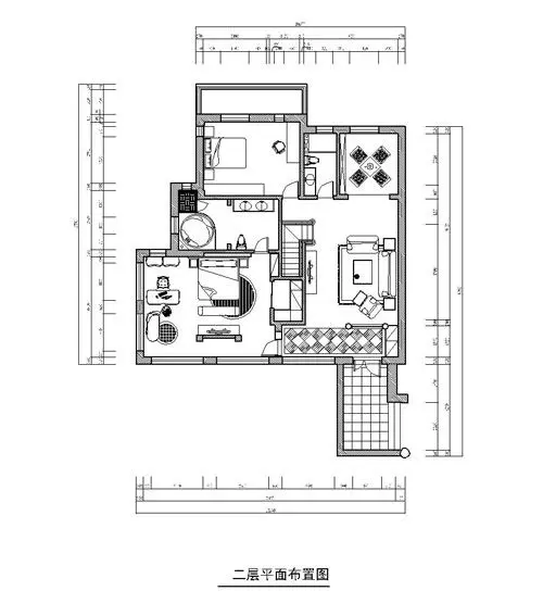 新鸿基悦城-美式乡村风格-跃层