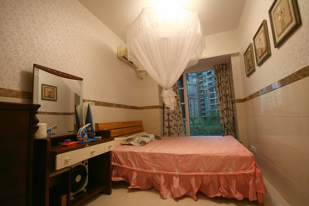 富力东堤湾-中式风格-三居室