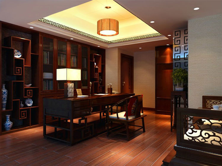 尚海湾豪庭-中式风格-四居室
