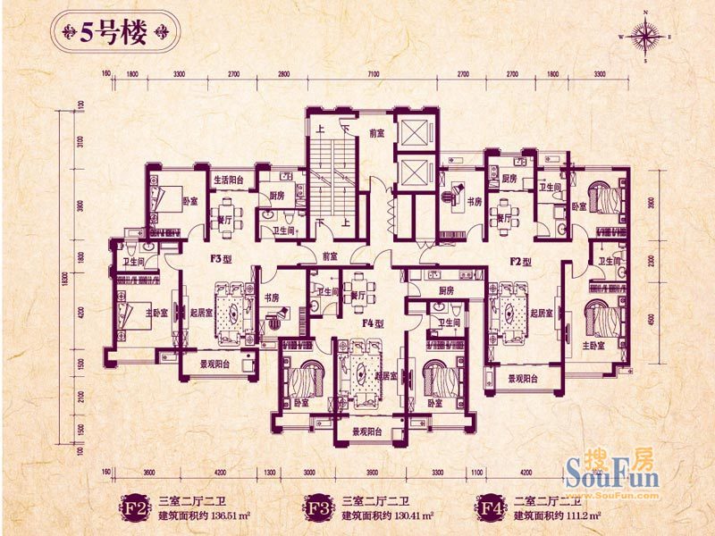 海棠湾-中式古典-三居室