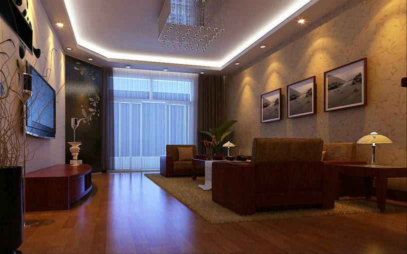 尚海湾豪庭-中式风格-二居室