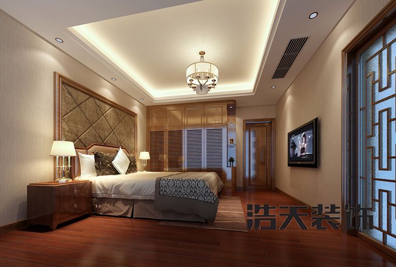 中国美林湖-中式古典-四居室