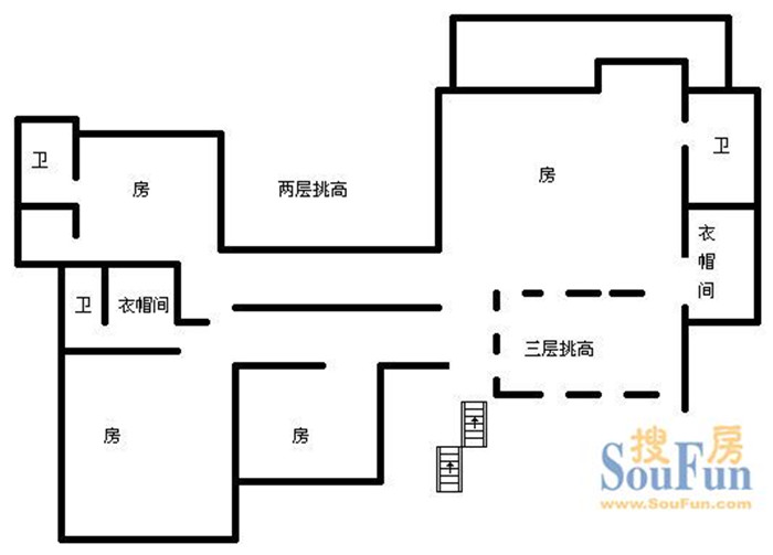 龙湖长桥郡-简欧风格-六居室以上