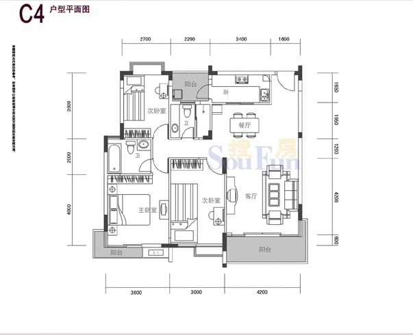 日出印象-现代简约-三居室