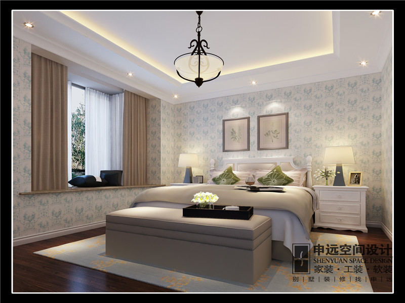 上海绿地香颂别墅-现代美式风格-别墅