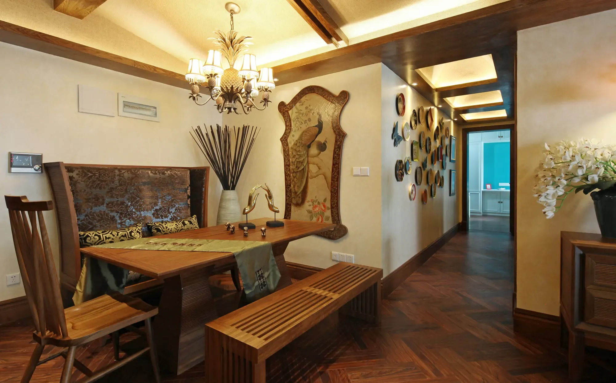 雅居乐国际花园东南亚风格三居室