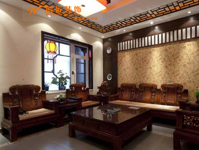 铂金汉宫-中式古典-三居室