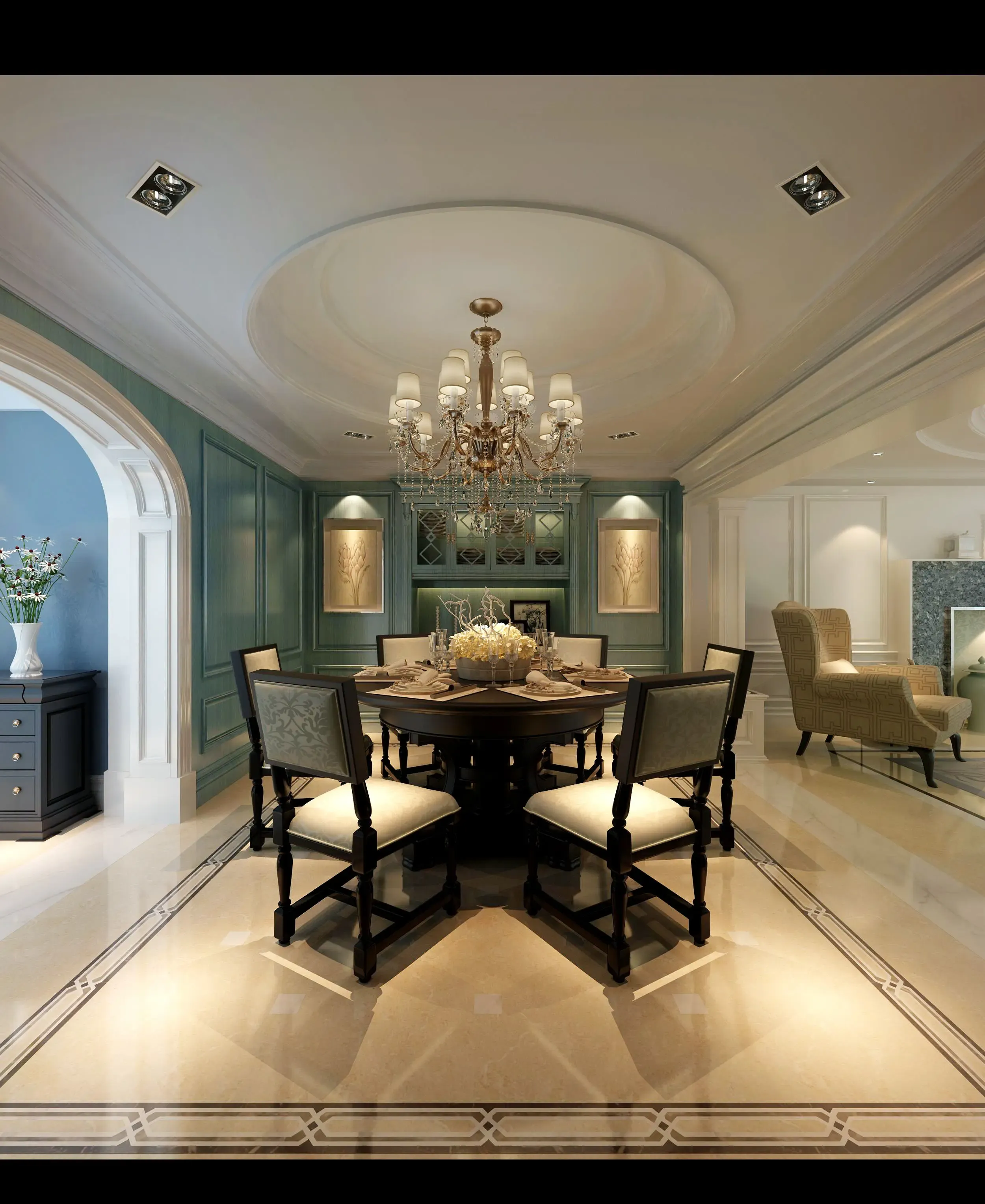 三湘海尚-简欧风格-三居室