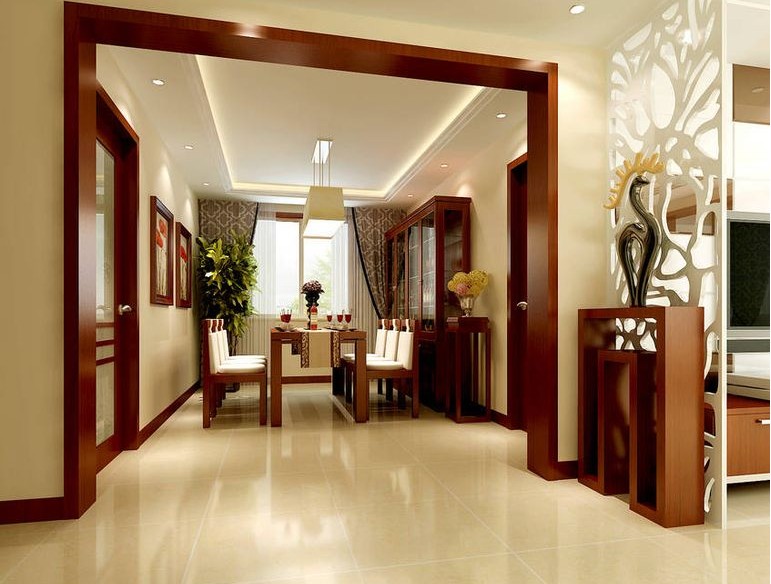 福星惠誉国际城三期-中式风格-三居室