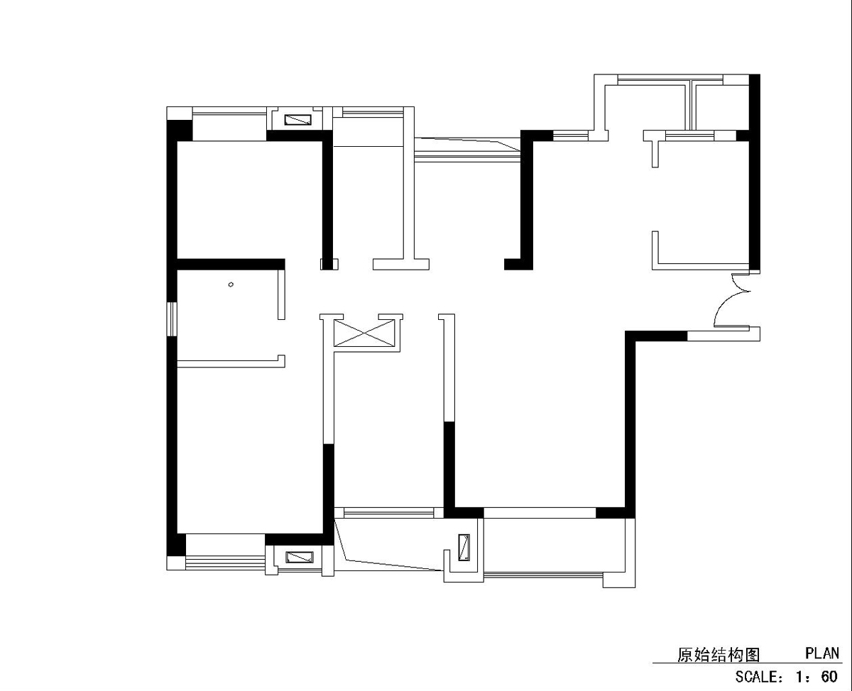 红星国际广场-欧美风情-三居室