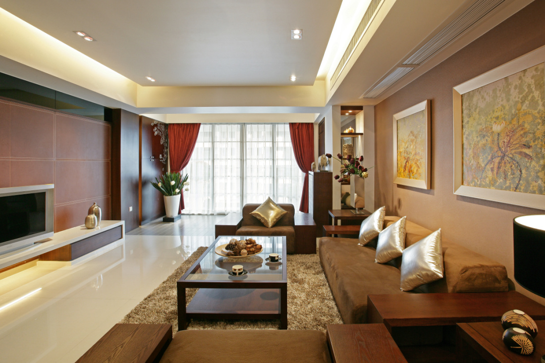 光华国际-现代中式风格-三居室