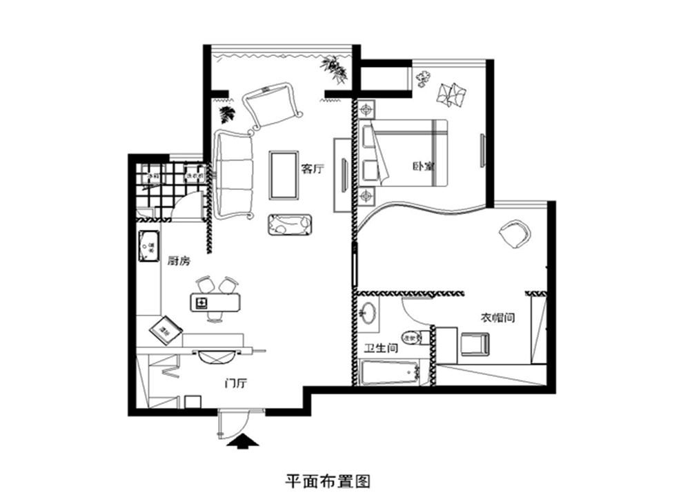 嘉璟华庭-英式古典-二居室