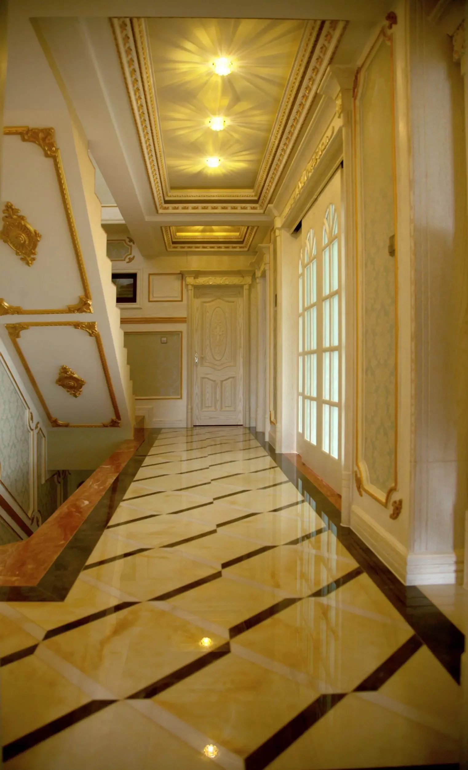 秦淮绿洲420平宫廷欧式风格