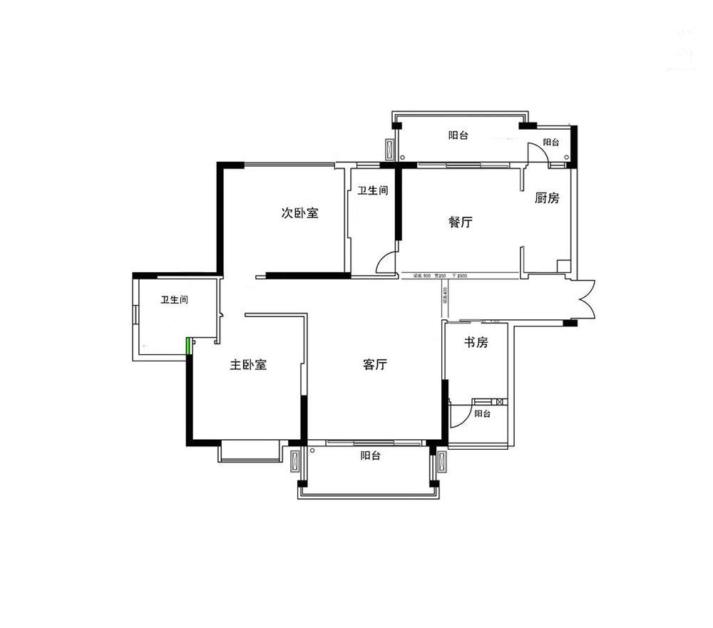 新理想花园-现代简约-三居室