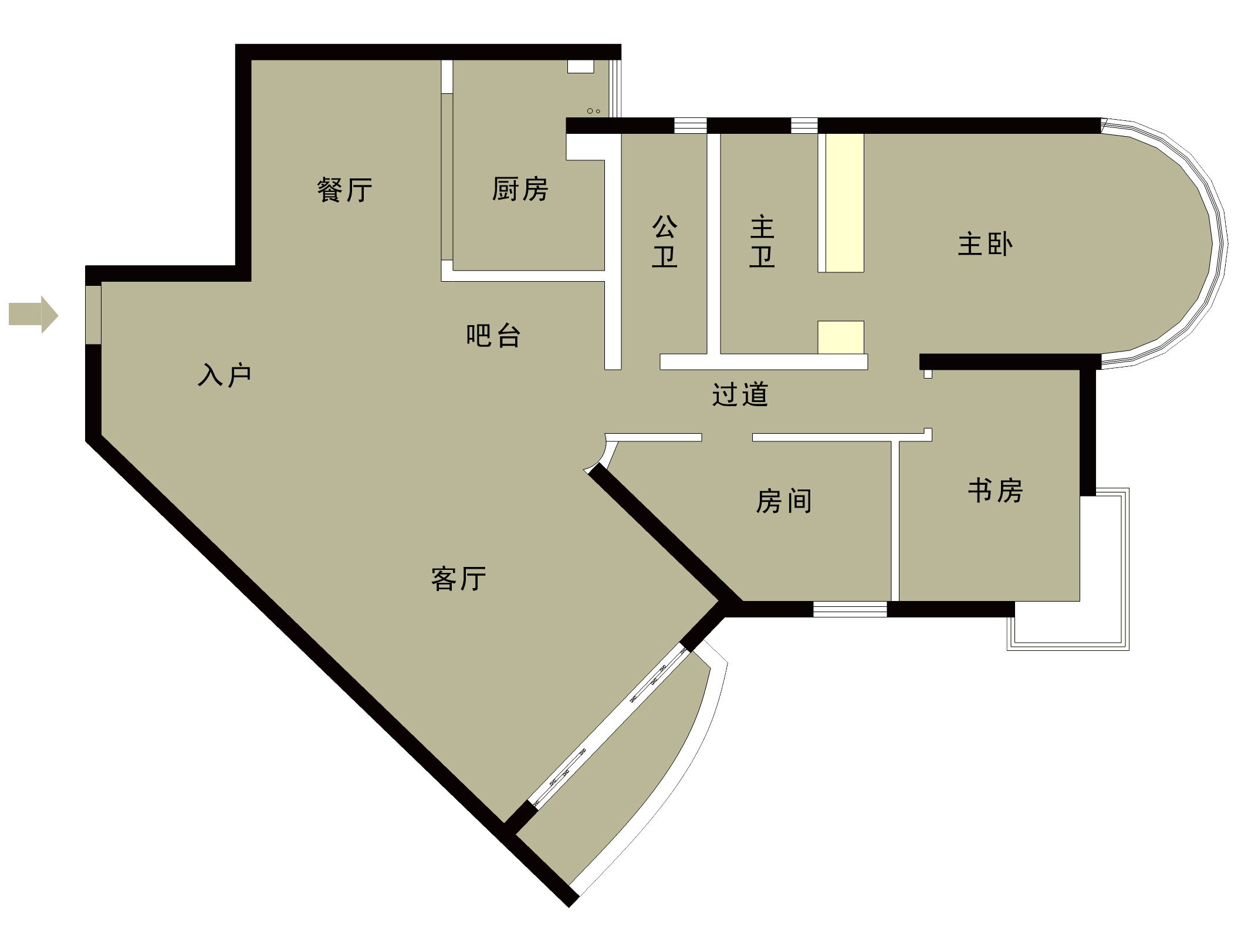 新浩城花园户型图片