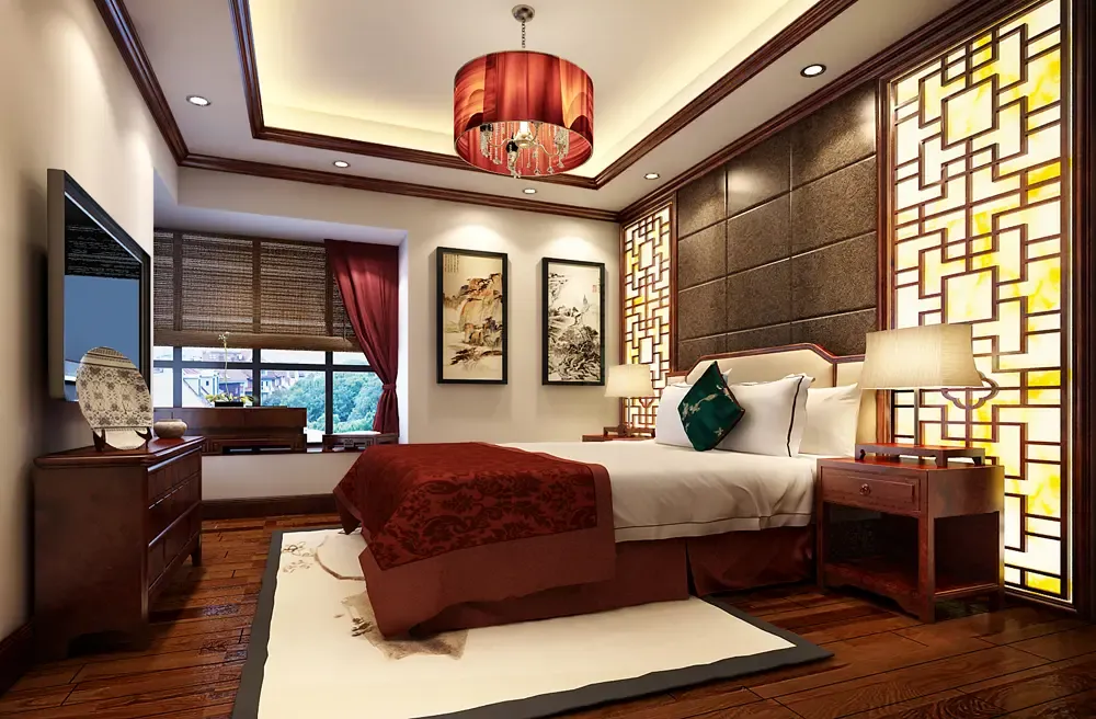 水木丹华-中式风格-三居室