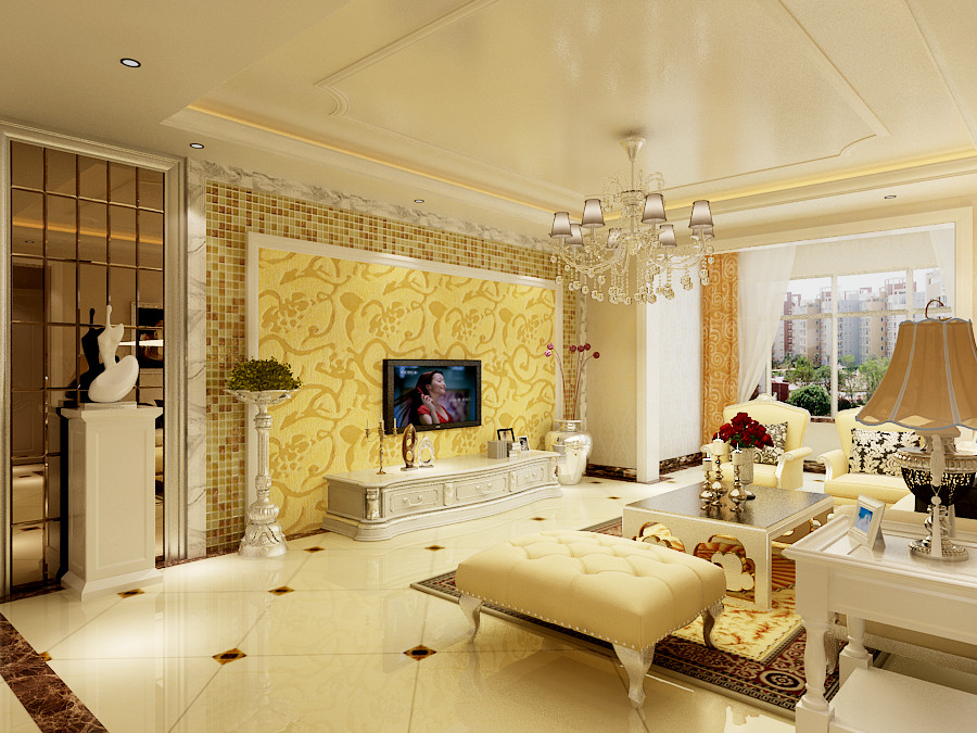 欧式风格-4居室-让人感觉舒适和恬静，浪漫和