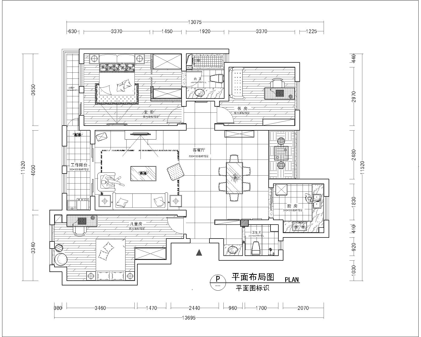 阳光国际玛莎拉蒂-简欧风格-四居室