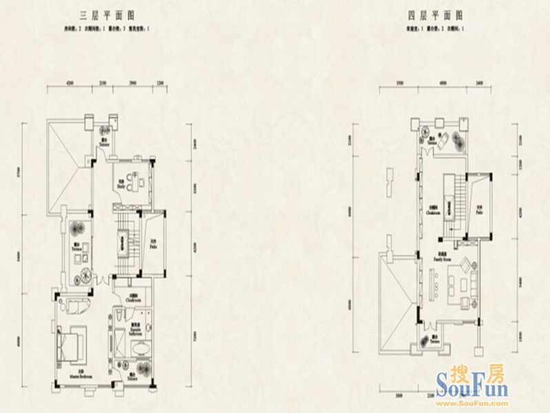 百瑞景御院-中式风格-三居室