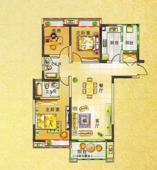 西城山水居-现代简约-三居室