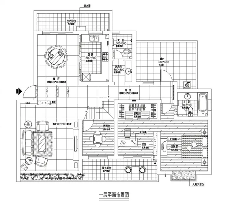 高尔夫小镇-中式风格-复式