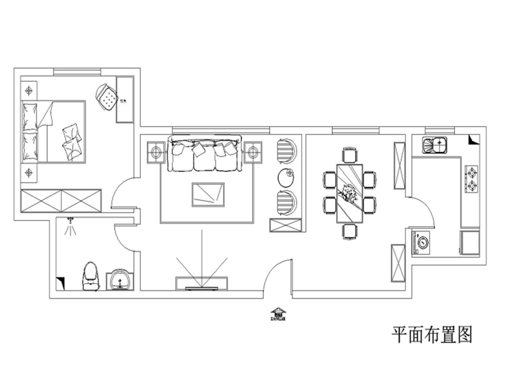 汇锦城-地中海风格-一居室