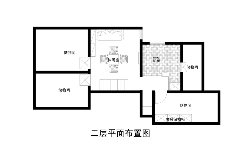 阁楼平面布置图