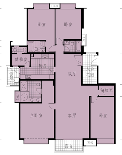 南城都汇御天下-简欧风格-四居室